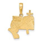 14K Bible, Praying Hands, and Cross Pendant - Image 3