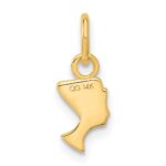 14k Nefertiti Charm - Image 3
