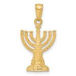 14K Menorah Pendant - Image 3