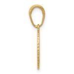 14K Star of David and Chai in Circle Pendant - Image 2