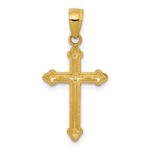 14k Passion Cross Pendant - Image 4