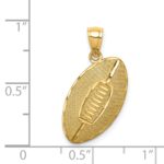 14K Football Pendant - Image 4