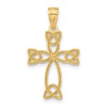 14K Celtic Knot Cross Pendant - Image 3