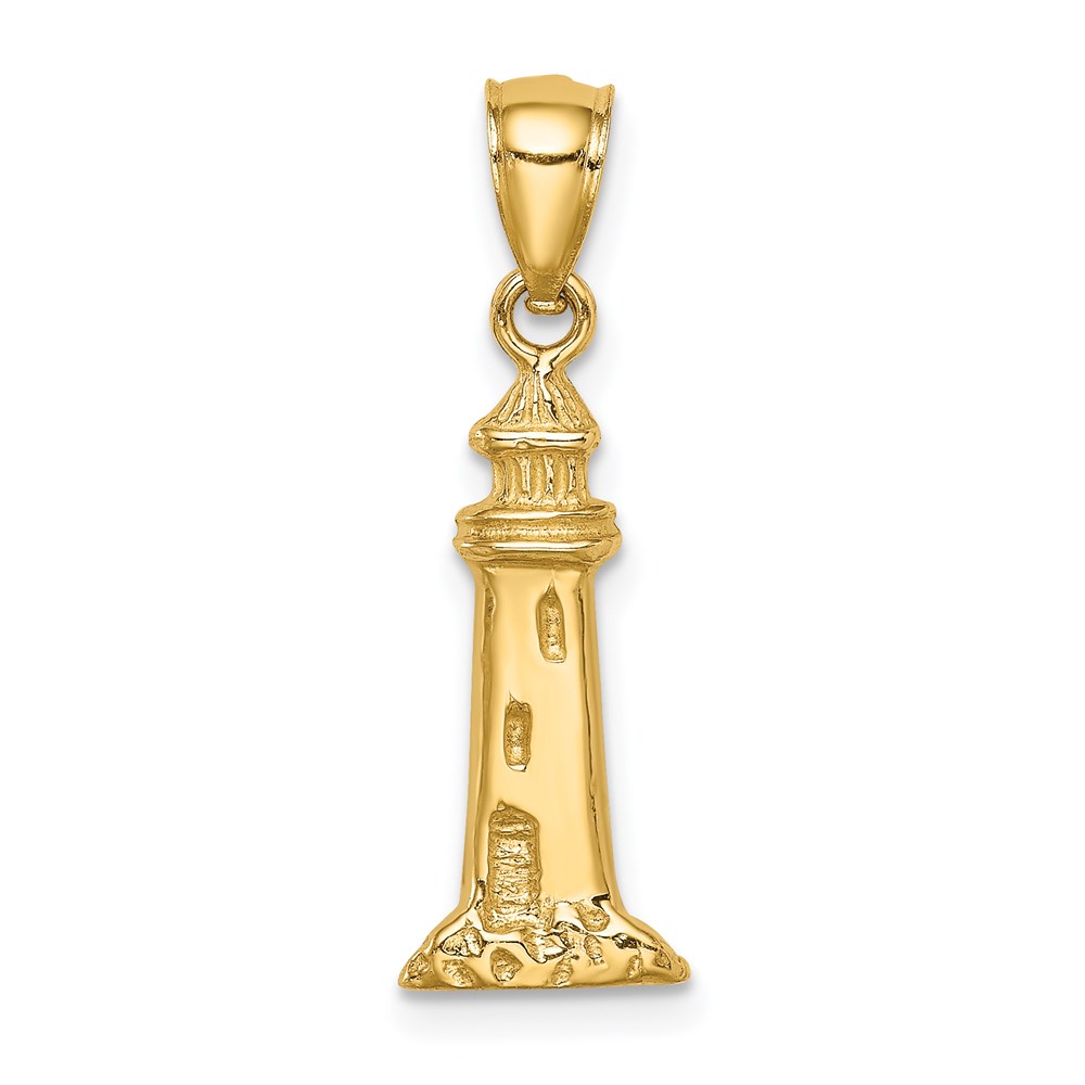 C4727.jpg 14K Lighthouse Pendant - Image 1