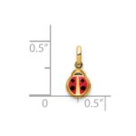 14K Enamel Ladybug Charm - Image 4