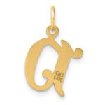 14K Diamond-cut Letter D Initial Charm - Image 3