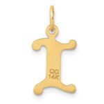 14K Diamond-cut Letter I Initial Charm - Image 3