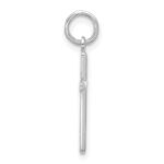 14K White Gold Cross Pendant - Image 2