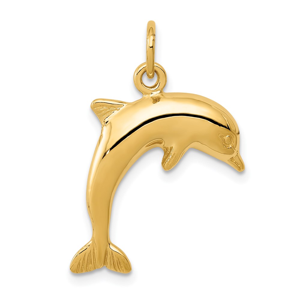 C495.jpg 14k Dolphin Charm - Image 1