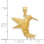 14k Hummingbird Charm - Image 4