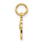 14KY Script Letter F Initial Charm - Image 2