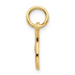 14KY Script Letter T Initial Charm - Image 2