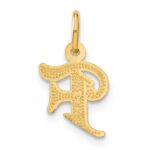 14k Letter F Initial Charm - Image 3