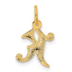 14k Letter K Initial Charm - Image 3