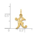 14k Letter K Initial Charm - Image 4