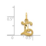 14k Letter L Initial Charm - Image 4