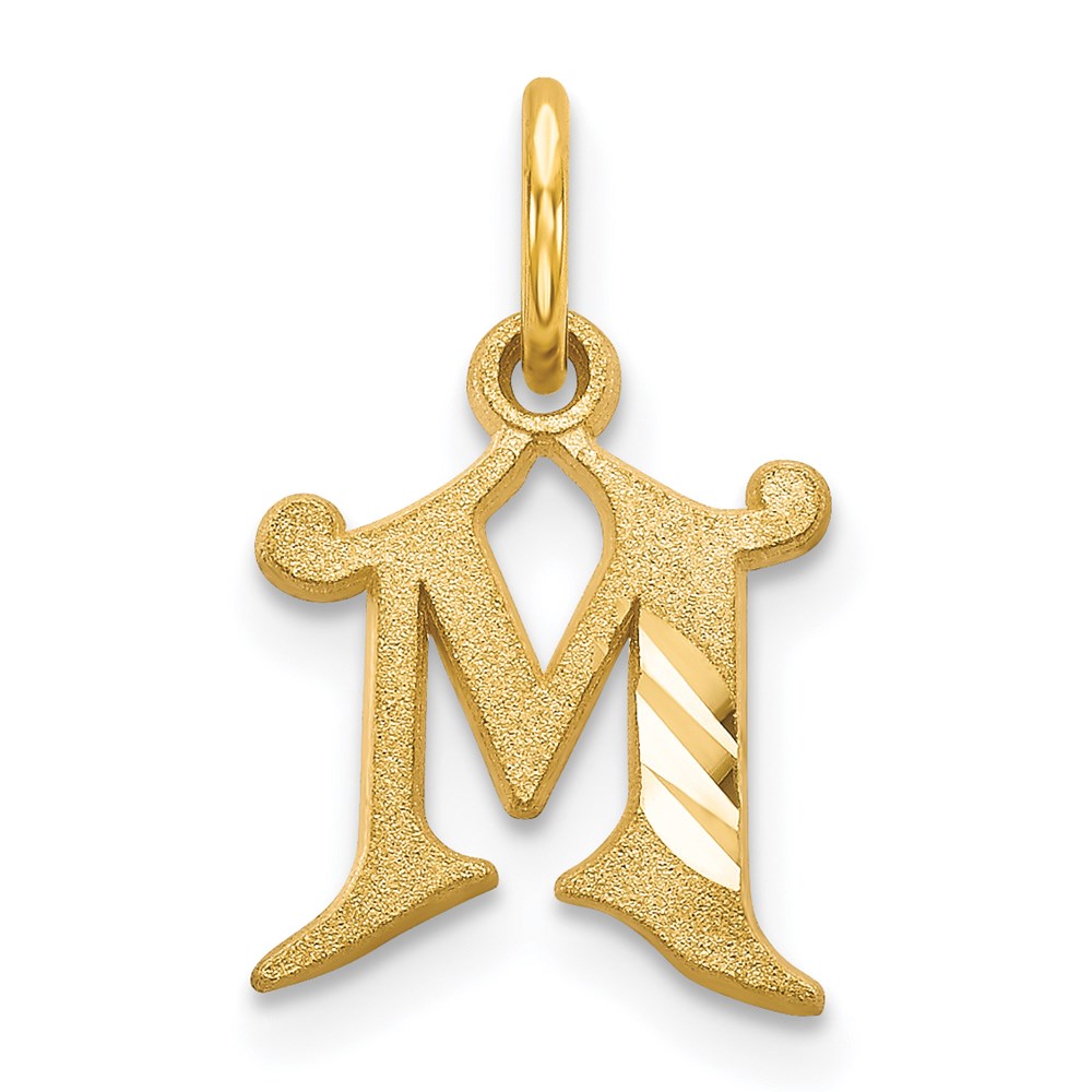 C565M.jpg 14k Letter M Initial Charm - Image 1