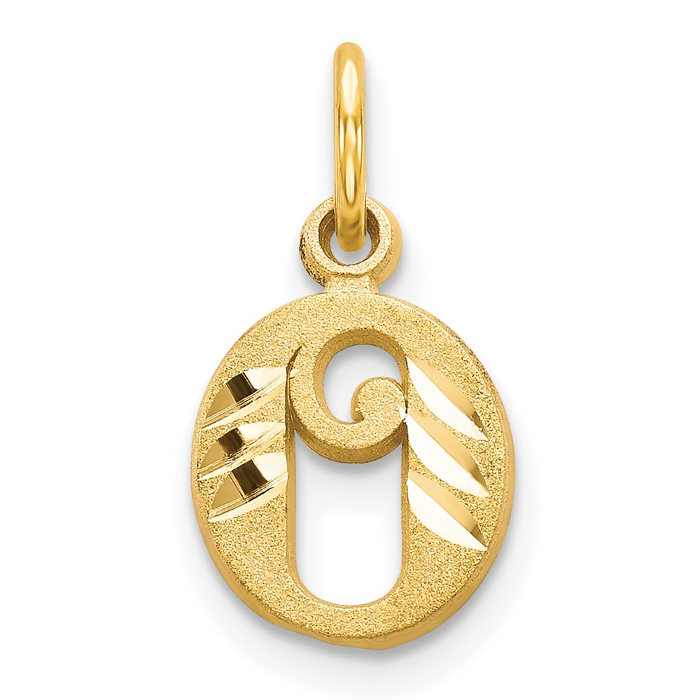 C565O.jpg 14k Letter O Initial Charm - Image 1
