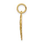 14k Heart Letter N Charm - Image 2