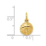 14k Domed Soccer Ball Charm - Image 4
