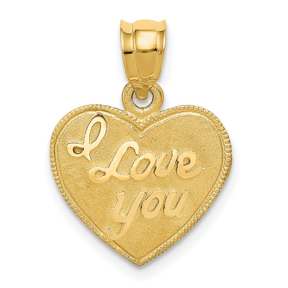 C60.jpg 14k I LOVE YOU Script Heart Pendant - Image 1