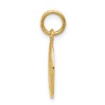 14k Polished Small Saint Christopher Medal Oval Charm - Image 2