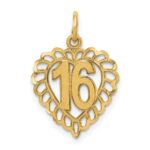 14k 16 in Heart Charm