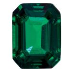 Created Emerald 8x6mm Emerald Cut