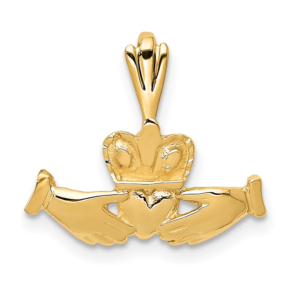 CH107.jpg 14k Claddagh Charm - Image 1