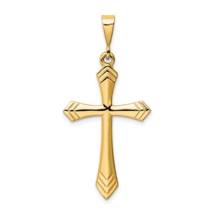 14k Passion Cross Pendant