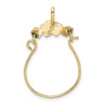 14K Cards and Dice Charm Holder Pendant - Image 3