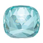 Lab Created Paraiba 8mm Antique Cushion - Image 3