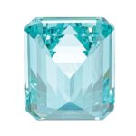 Lab Created Paraiba 8x6mm Emerald Cut - Image 4