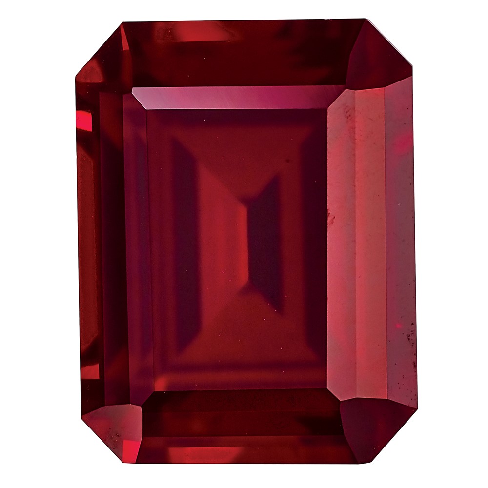 CR-OCE-1.jpg Created Ruby 6x4mm Emerald Cut - Image 1