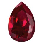 Created Ruby 5x3mm Pear