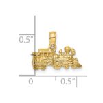 14k 3-D Miniature Train Charm - Image 3