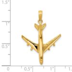 14k 3-D Jet Pendant - Image 4