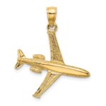 14k 3-D Jet Charm - Image 4