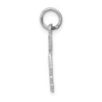 14k White Gold RN Registered Nurse Charm - Image 2