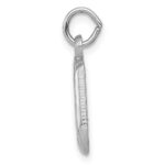 14K White Gold Polished Musical Notes Charm - Image 2