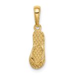 14k 3-D HAWAII Flip-Flop Pendant