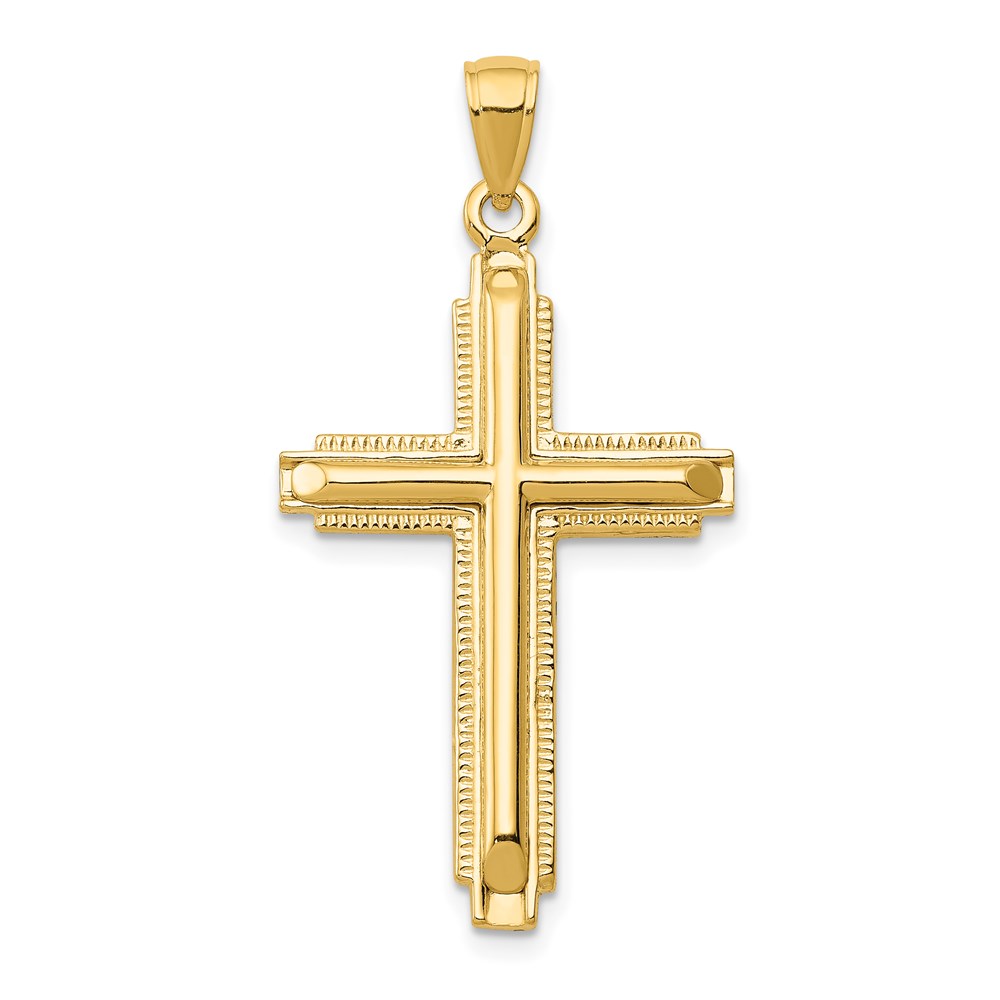 D1661.jpg 14k Polished Cross Pendant - Image 1