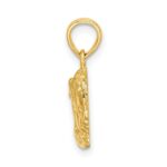 14k Girl Head Charm - Image 2