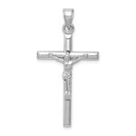 14k White Gold Crucifix Pendant