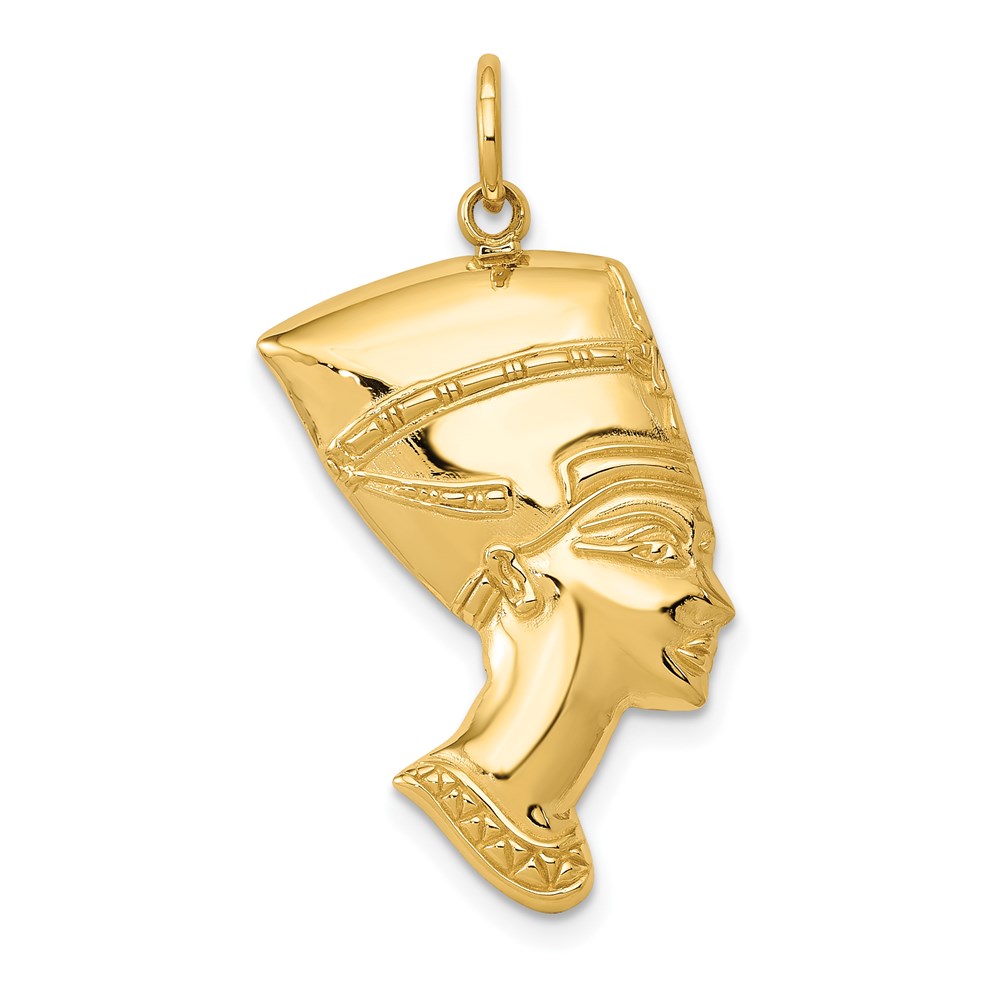 D3445.jpg 14k Nefertiti Charm - Image 1