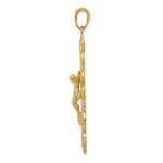 14k Filigree Crucifix Pendant - Image 2