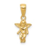 14k  3-D Small Guardian Angel Pendant
