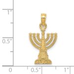 14k Menorah Pendant - Image 3