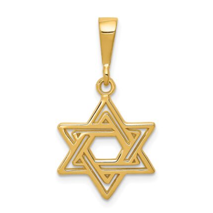 14K Star of David Charm