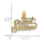 14K SWEET SIXTEEN Charm - Image 3